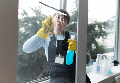 Nettoyage de vitres intérieures et extérieures à Plougoumelen